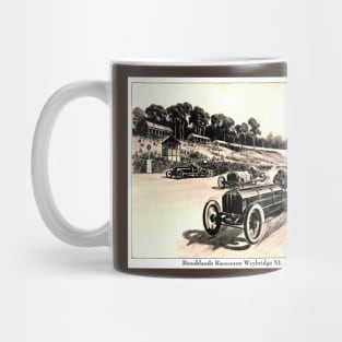 Brooklands Weybridge XL 1907 Auto Racing Print Mug